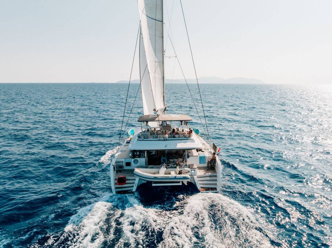 Baza Lagoon 560 Catamaran Charter with crew Croatia