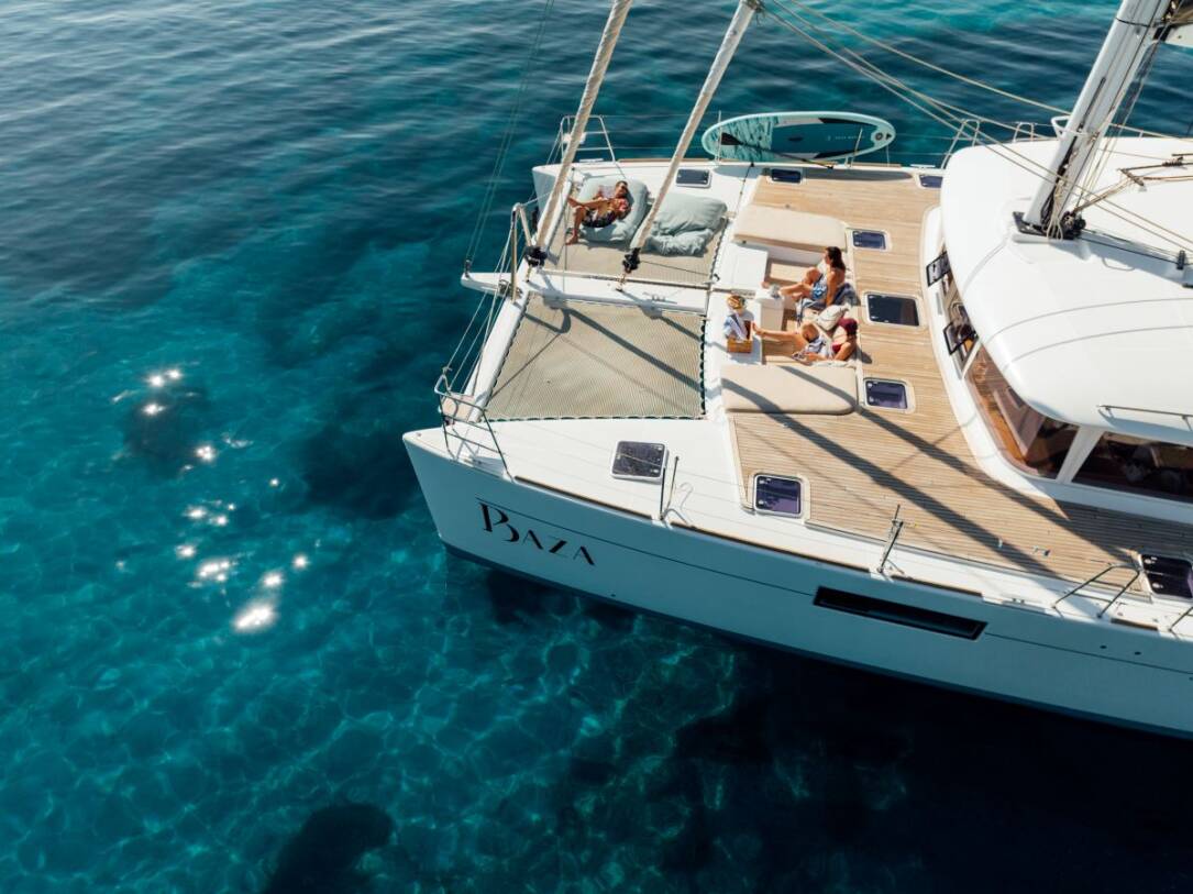 Baza Lagoon 560 Catamaran Charter with crew Croatia
