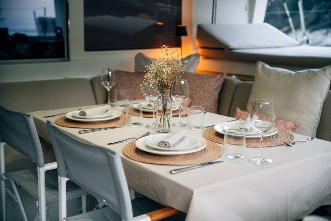 Baza Lagoon 560 Catamaran Charter with crew Croatia