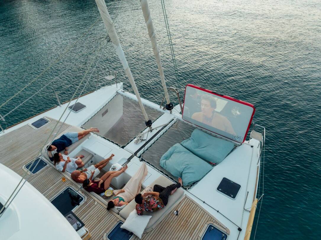 Baza Lagoon 560 Catamaran Charter with crew Croatia