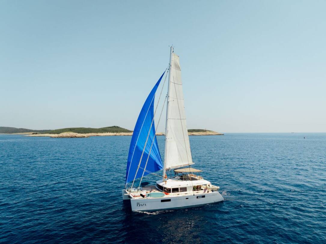 Baza Lagoon 560 Catamaran Charter with crew Croatia