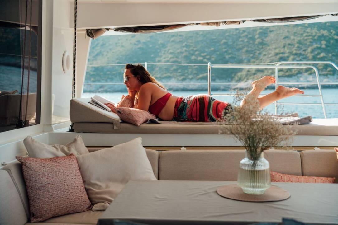 Baza Lagoon 560 Catamaran Charter with crew Croatia