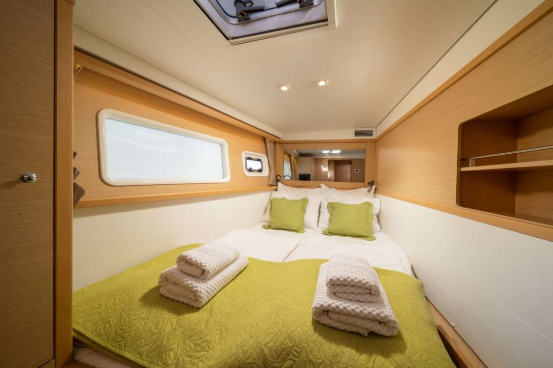 Lagoon 450 Falco Catamaran charter with crew in Croatia