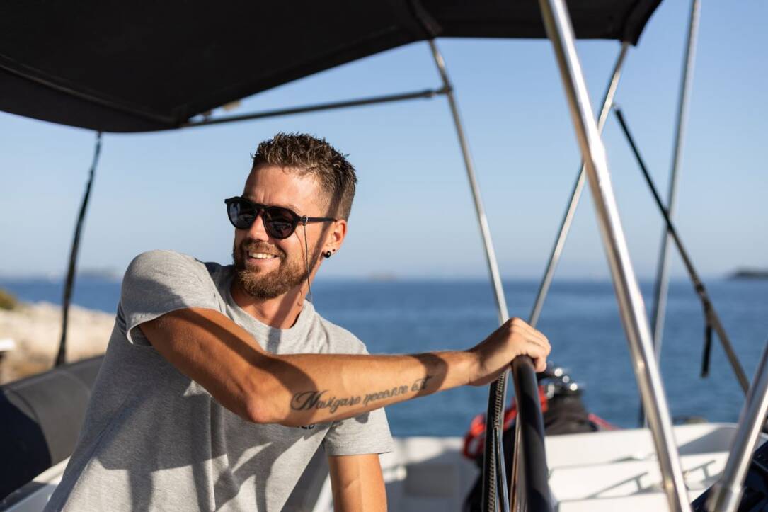 Lagoon 450 Falco Catamaran charter with crew in Croatia