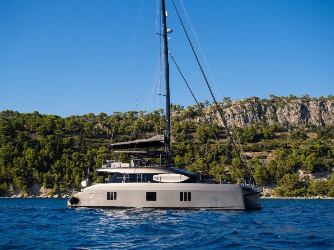 Ahalya Sunreef 60 Luxury Catamaran Charter Croatia